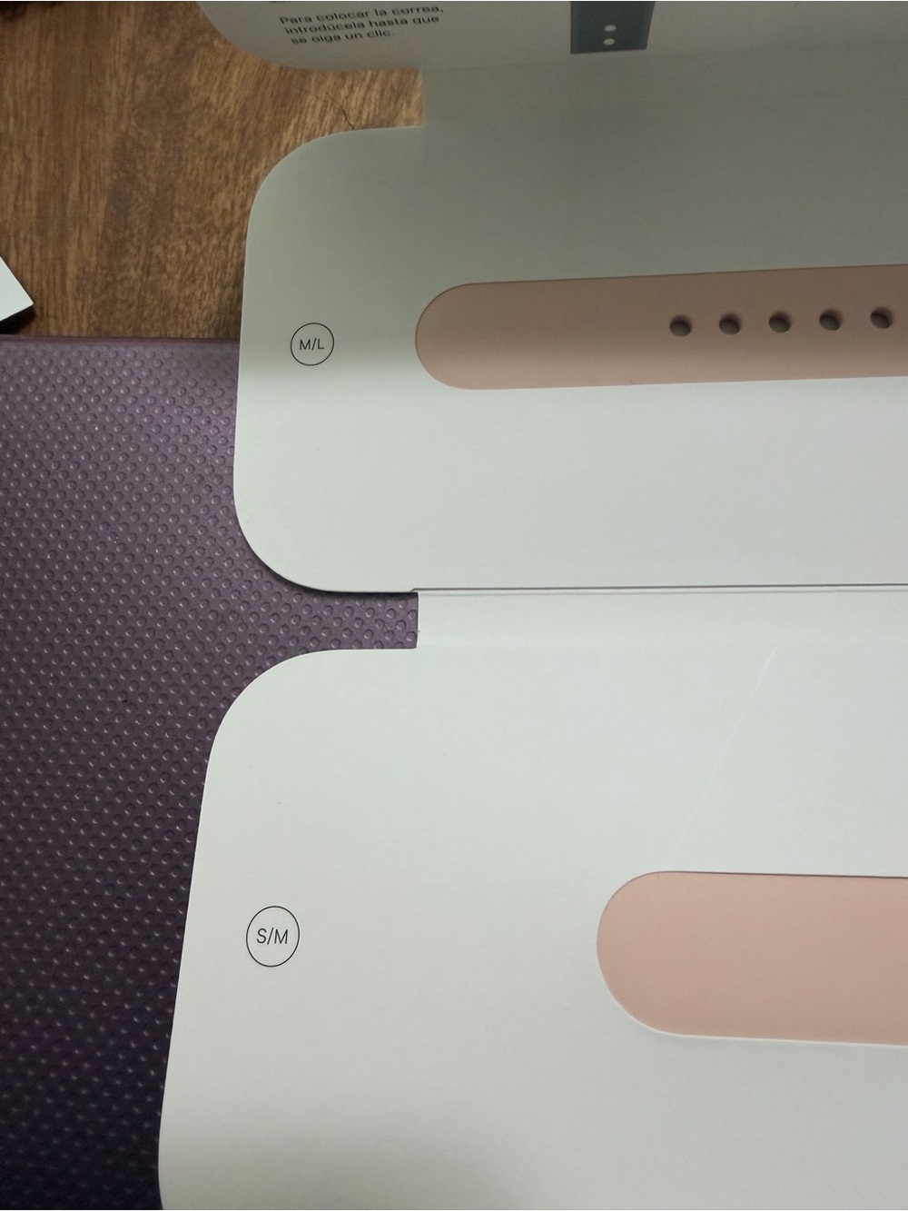 Brand new soft pink Apple Watch band 40ML